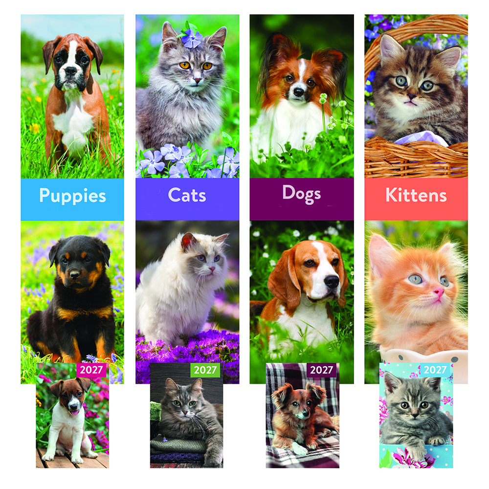Calendar & Diary Cats  Dogs  Kittens  Puppies