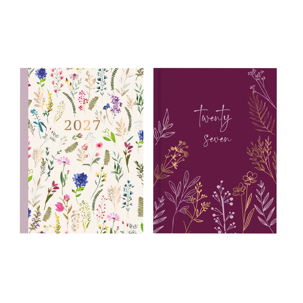 2027 Diary A5 WTV Bee & Floral