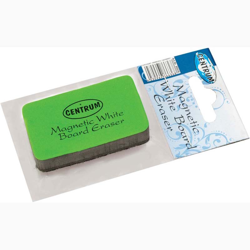 Magnetic White Board Eraser 70 x 40 x 20mm, Hanging