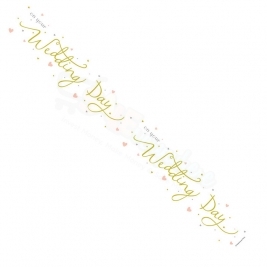 Kaleidoscope Wedding Day Foil Banner