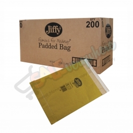 Jiffy Green Fibre Padded Size 0, Box of 200