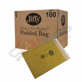 Jiffy Green Fibre Padded Size 1, Box of 100