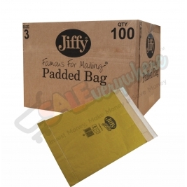 Jiffy Green Fibre Padded Size 3, Box of 100